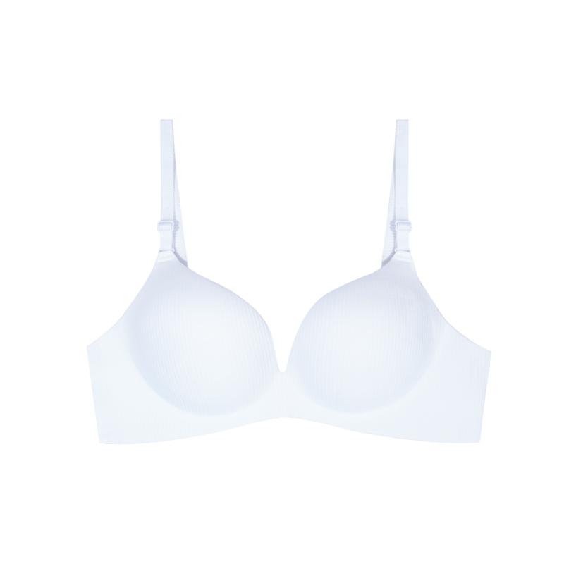 

Бюстгальтер пуш-ап для женщин, бесшовный бралетт, беспроводной бюстгальтер, красный цвет, минималистичные бюстгальтеры для молодых девушек, женское нижнее белье 42/95AB белый