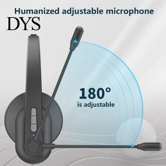 Wireless Earphone Headset Bluetooth-compatible 5.0 Noise Reduction Truck Driver Business Headphone Over Ear with Mic for