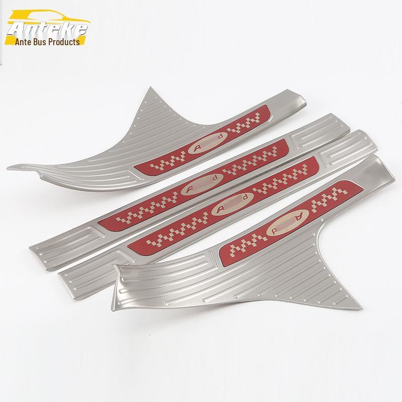 Fits 18 Models: 10th-Gen Accord Door Sill & Bumper Trunk Welcome Pedal Trim