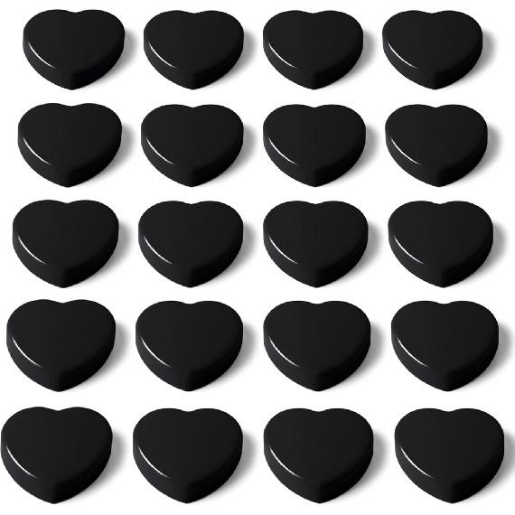 20pcs Fridge Magnets - Heart Heavy Duty Refrigerator Magnets for Whiteboard, Kitchen, School & Office - Cute Strong Small Magnets, Decorative Mini