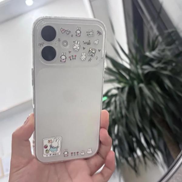 

Cartoon Miffy Case: Compatible with iPhone 17 Pro Max/16/15 Pro/14/13 - Trendy, Cute, and Creative Design iPhone 12 Pro Max