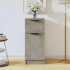 Vidaxl Cabinet, Concrete Grey, 30X30X70 Cm, Wood-Based Material