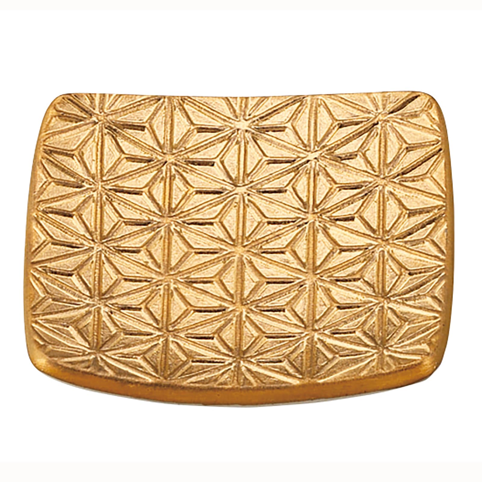 

Yamaka Shoten POTTERY Подставка для палочек 5 см Японский узор Обычная японская посуда Мино Яки Сделано в Японии Асаноха Золотой ODA Kissho Прибл. золотой