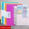 Four-Hole A4 Punch Loose-Leaf Binder 3-Hole Folder A4 Paper Clip Info Booklet Storage Paper Paper Perforated Shell