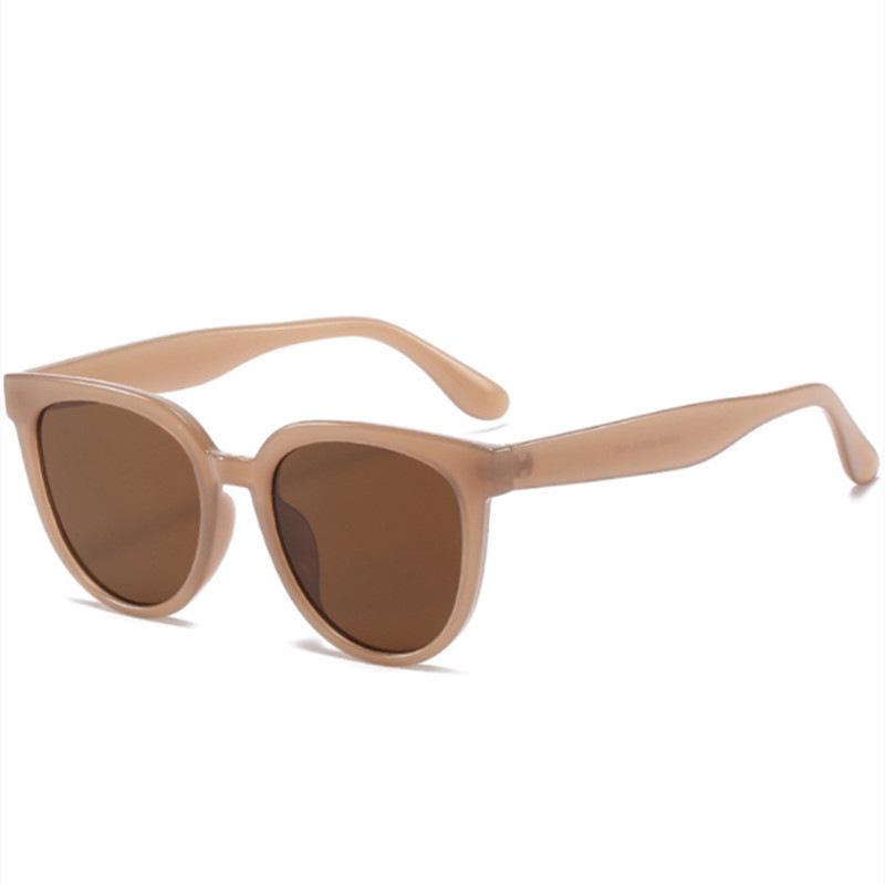 Xu Hongdou 2023 Women's Round Sunglasses - Inspired by Liu Yifei, High-End Fashion Travel Eyewear