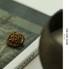 Xiaoxiang Antique Buttons Metal Retro Vine Flower Clothing Buttons Suit Jacket Leather Coat Decorative Buttons