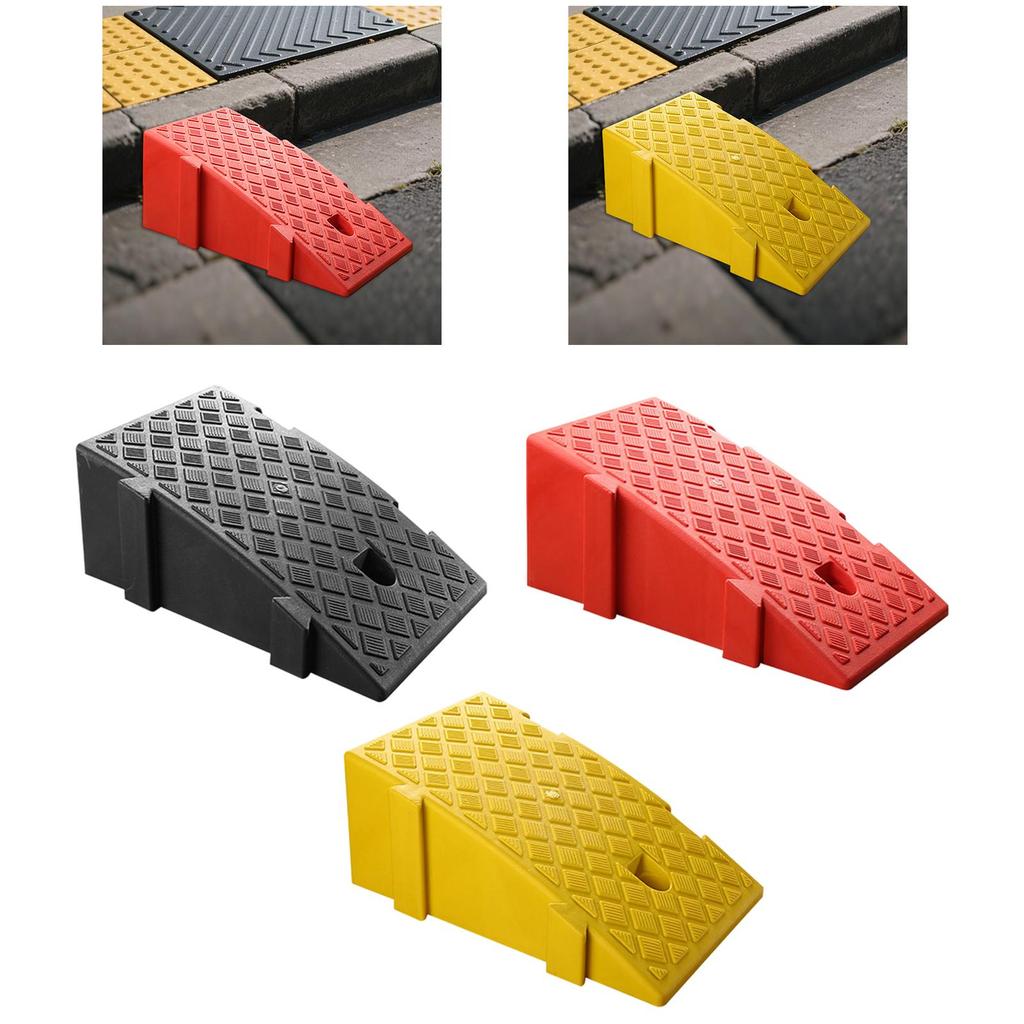 Threshold Ramp Sturdy Portable Indoor Use Curb Ramp Versatile Roadside Slope Pad for Cars Motorcycle Mowers
