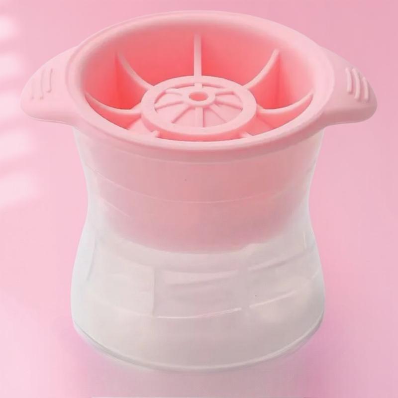 

Silicone Ice Cube Mold Maker Ball Ice Tray Home Bar Small Size Molds for Whiskey Cocktails розовый