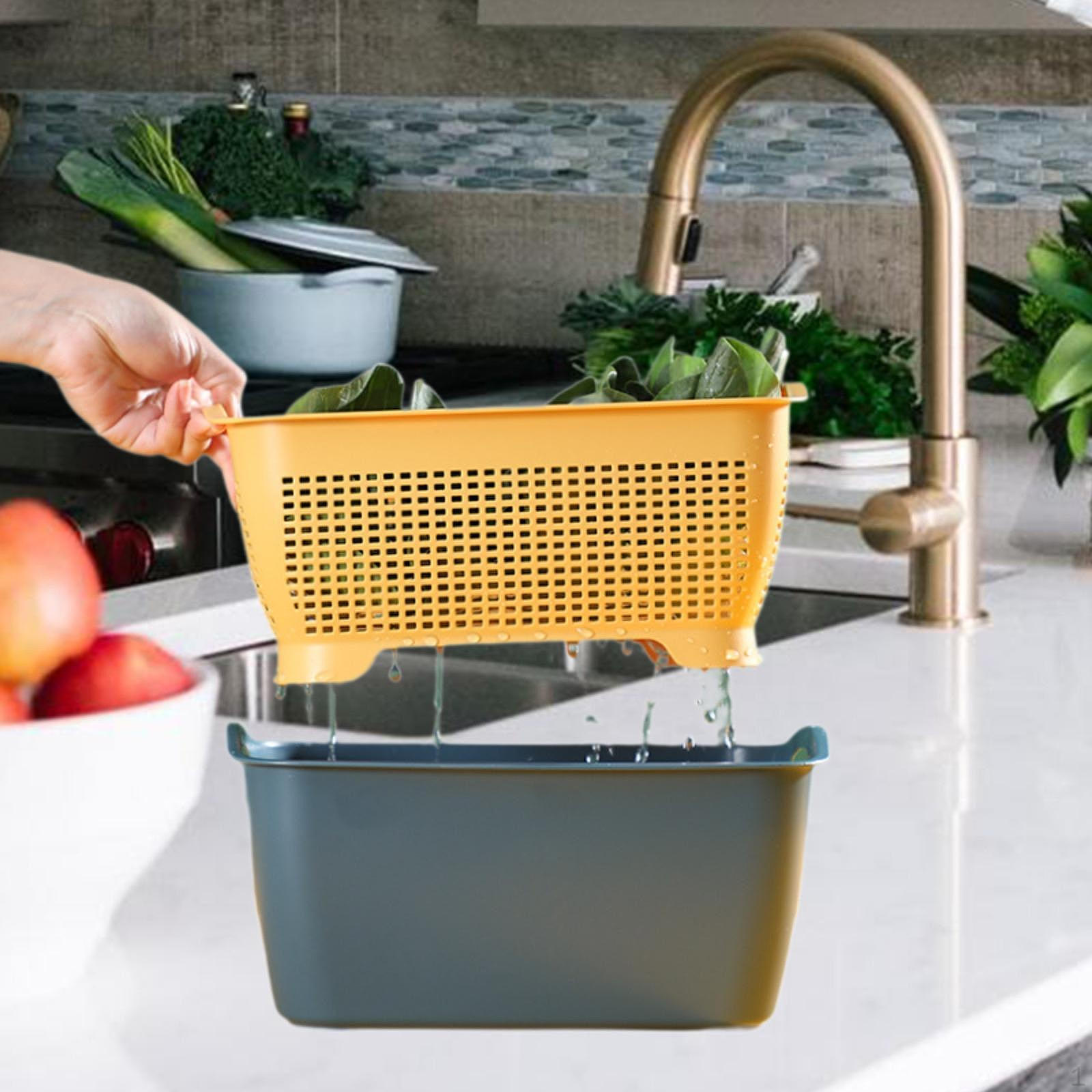 Convenient Function Kitchen Basket for Washing And Draining L