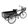 Miniature Alloy Retro Three Wheel Flatbed Truck Metal Tricycle Model Toy Vintage Car Home Decoration for
