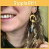 Mond und Stern Quarzkristall Ohrringe Legierung Modeschmuck für Damen und Herren