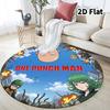 Onepunch Man Round Area Rug Carpet Rug For Living Room Bedroom Sofa Playroom Decor Nonslip Floor Mat