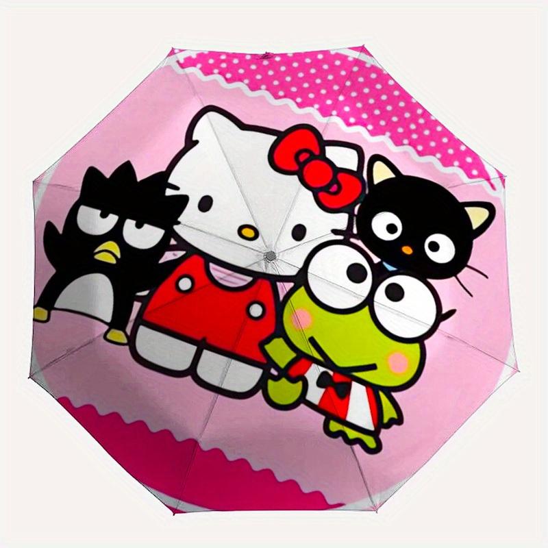 1pc Hello Kitty Friends Umbrella with Plastic Handle,Suitable for All Seasons Home Travel Outdoor UmbrellaSanlio457