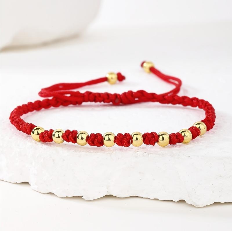 Handgemaakte Kabbalah Rode Draad Armband - Geluksbrenger Bescherming Tegen Boze Oog, Nylon Koord, Ideaal voor Dagelijks Gebruik of als Cadeau