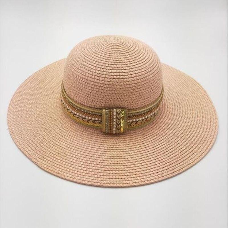 

Cap Summer Beach Bucket Hats Sun Bonnet Cowboy Beach Hat Summer Holiday Panama Cap Concave Flat Sun Protection Visor Hat Webbing