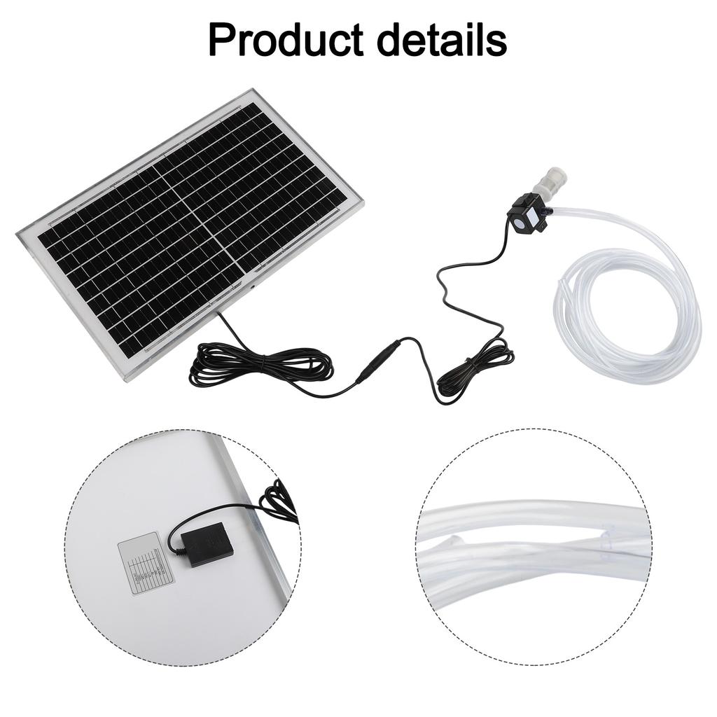 10W 9V Solar Water Pump With Filter 5V Circulating Fish Pond Filtration- Oxygen Submersible Pumps For Outdoor Aquariums