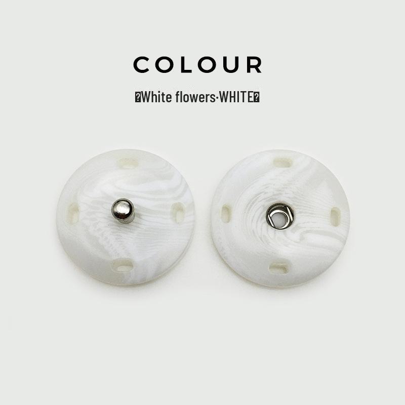 High-Grade Resin Invisible Snap Buttons for Sweaters and Cardigans