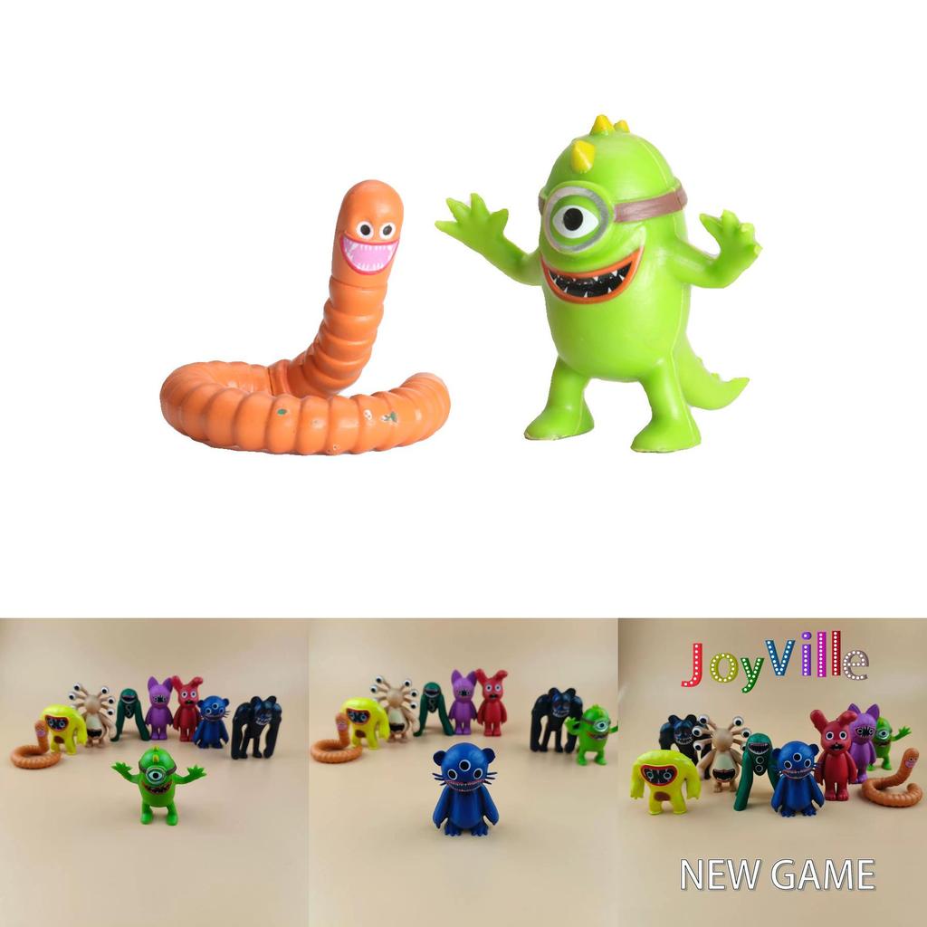 Delightful Pvc Monster Figurines Set Featuring Nine Unique Scary Characters Perfect For Collectors