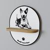 Bull Terrier Oval Shelf