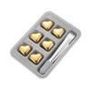 Stainless Steel Ice Cubes Set Cooling Blocks Fast with Non-Slip Pliers Reusable Chilling Whiskey Stones