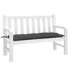 VidaXL Garden Bench Cushion Anthracite Mixed 120x50x7 Cm Fabric, Cushion, Bench Cushion, Garden Cushion, Cushion 4002541