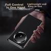 Custodia per telefono Honor Magic V5 Schermo Pieghevole Magnetica a Libro Vera Pelle Copertura Completa Antiurto Ultra-Sottile Finestra Intelligente Premium Business Unisex