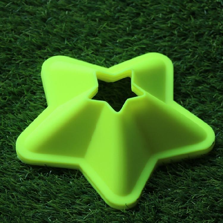 Football Skill Development Tool Star Shape Training Markers Weatherproofed Cones For Agilities Speed Drill