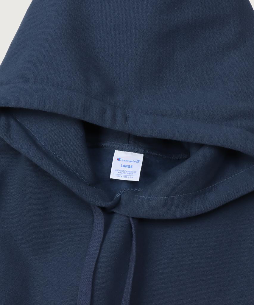 Big C Logo Oversized Jog Tag Hoodie Navy