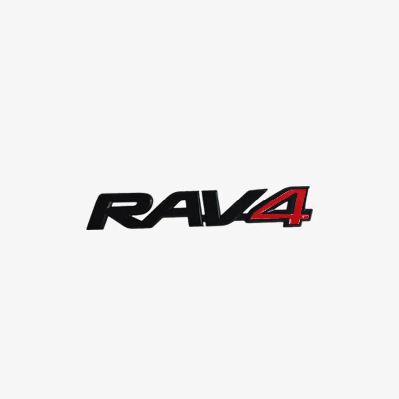 1PCS  ABS Car Body Trunk Emblem Sticker Rav4 LOGO For Toyota RAV4 SUV Badge Auto Rear Letter Decal Exterior Accessories
