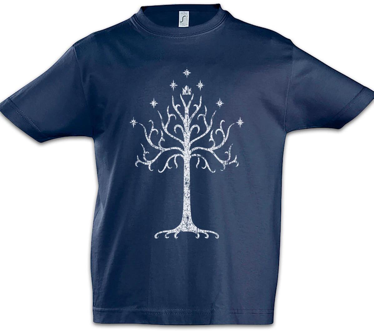 White Tree Kids Boys kids boys T-Shirt Lord Of The Gondor Rings Minas Tirith White Tree 110