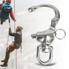 Mountaineering Rock Climbing Shackle 316 Stainless Steel Rotation Quick Connect Snap Hook12x70mm