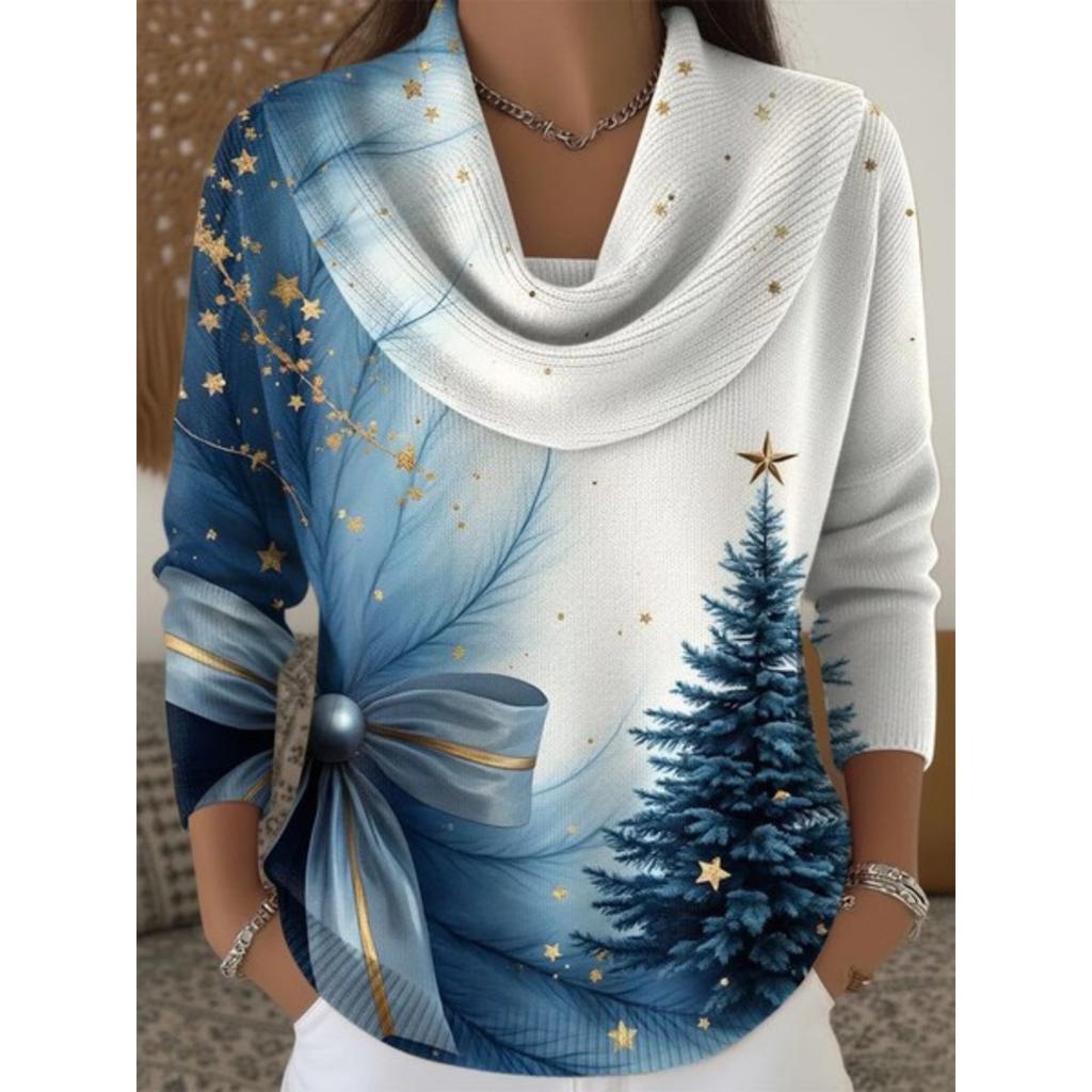 Damen Pullover Herbst Winter Mode Lässig Europäischer Amerikanischer Stil Warm Gemütlich Strick Oberteil