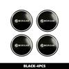 For MG 4PCS Car Wheel Hub Stickers Exterior Decoration Accessories Morgan Pilot GT 3 6 5 7 HS ZS ZX EHS Phev bso1