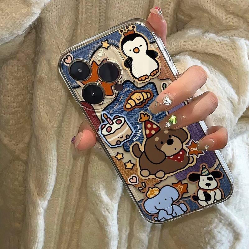 Dessert Animal New Mobile Phone Case All-inclusive, Suitable for Apple, Huawei, Xiaomi OPPO OnePlus Vivo Honor Redmi