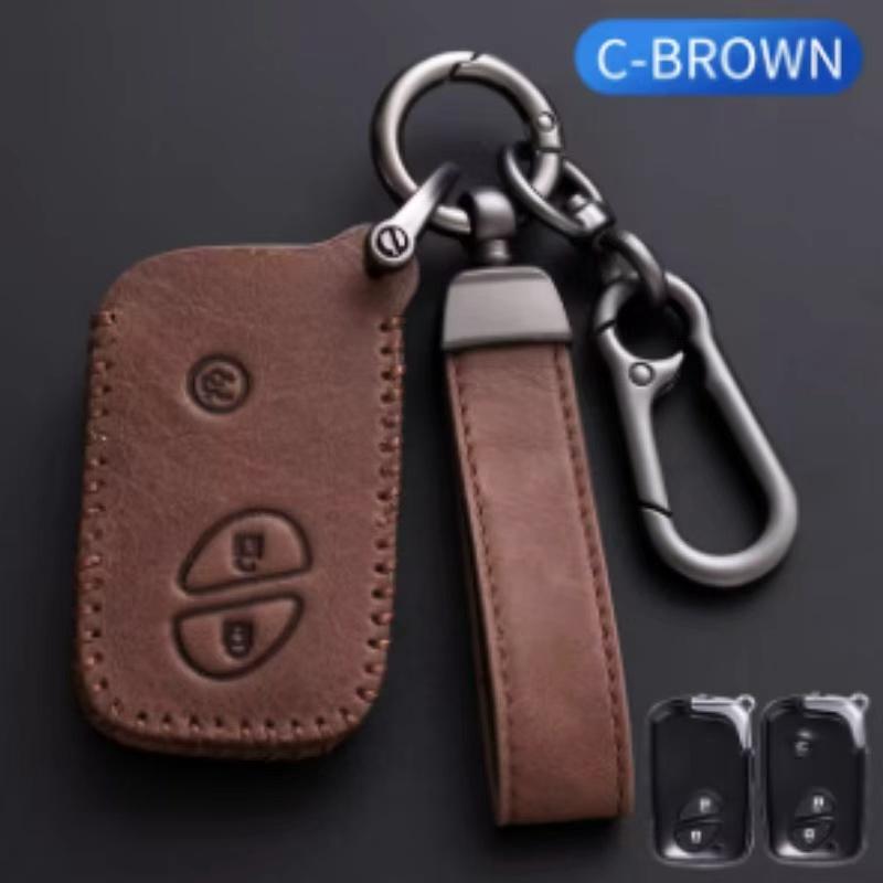 3Buttons Leather Car Remote Key Case Cover for Lexus IS250 IS300C RX270 CT200H GX400 GX460 ES240 ES350 LS460 GS300 450h 460h