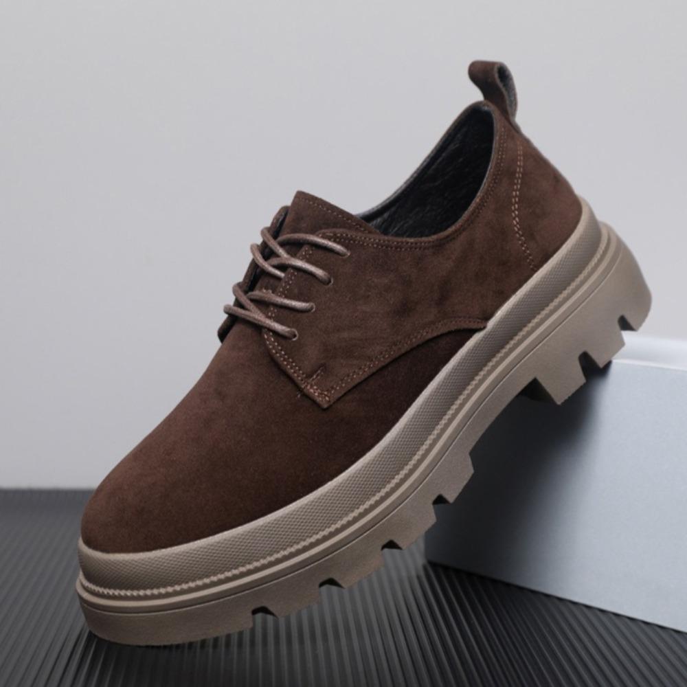 Low Top Boots Men's Platform Men's Shoes British Style Casual Shoes Versatile Tooling Shoes Man Ankle Boots