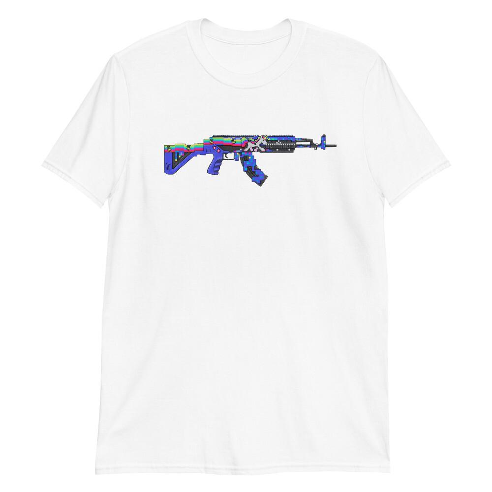M762 8-bit Unicorn PUBG Style unisex T-shirt S разноцветный