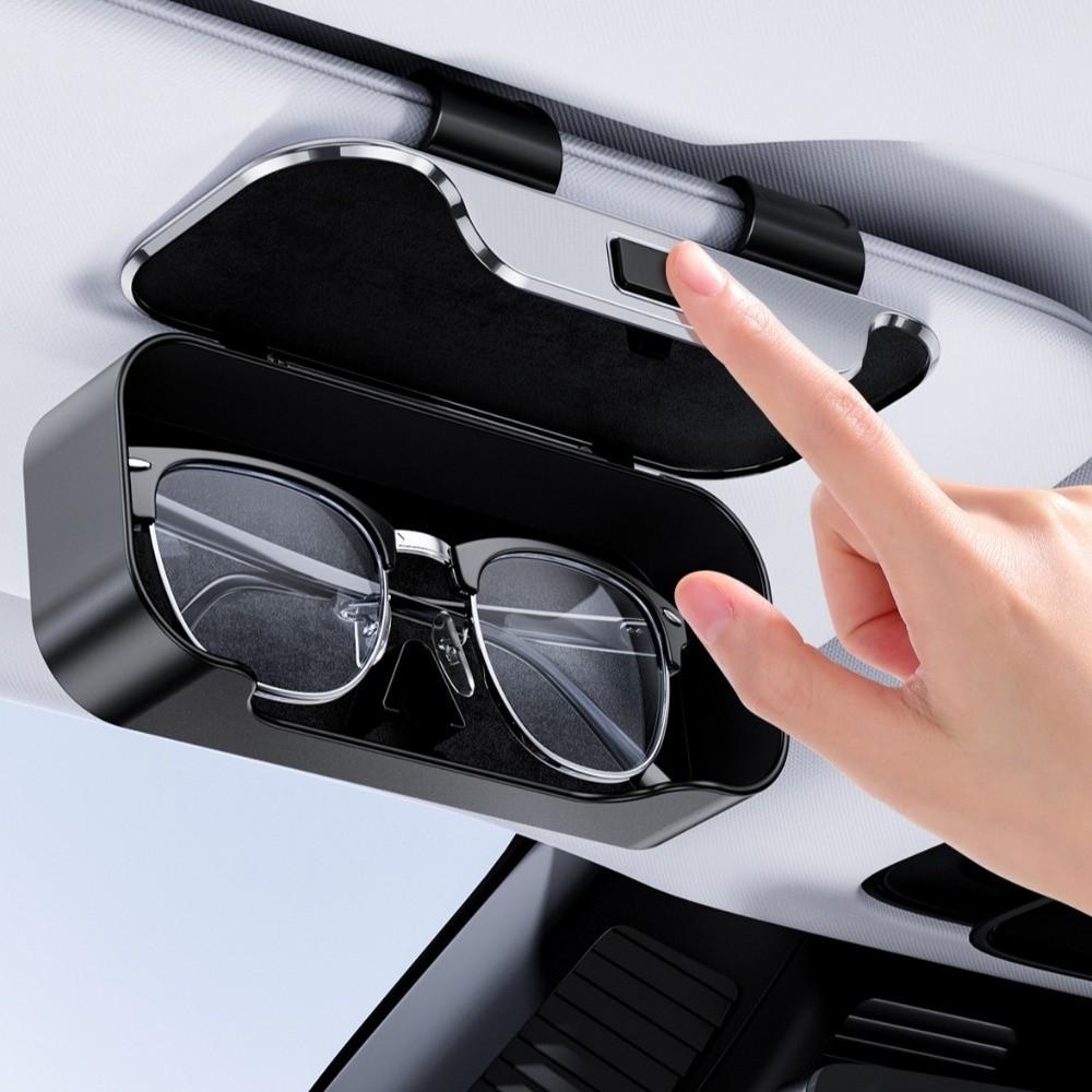 Flocking Inner Auto Sunglasses Organizer Premium Car Sunglasses Holder Car Interior Accessories