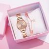 Mom's Birthday Gift Box Trendy Fashion Girls Watch Bracelet Set Ins Waterproof Non-Fading Jewelry