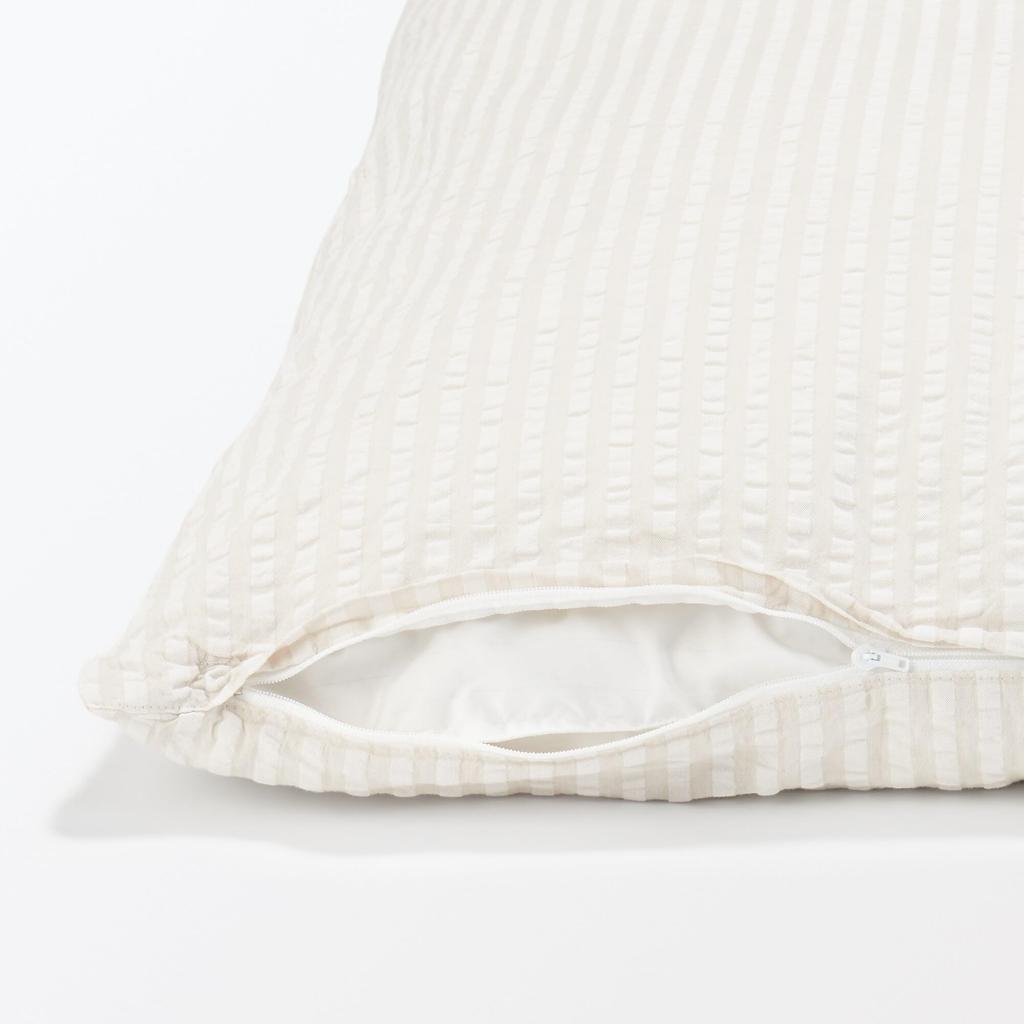 MUJI Cotton Soccer Weave Duvet Single Size 76400288 Cover, 150x210cm, Beige,