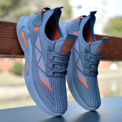 Men's Shoes Thin Spring and Summer Fly-woven Mesh Breathable Coconut Shoes Outdoor Casual Sports Shoes