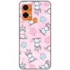 for Oukitel C33 Black Case 6.8inch Soft Tpu Cute Cartoon Back Cover on OukitelC33 Full protection bumper Anti-fall shockproof