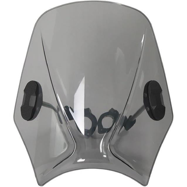 

Compatible with Indian Scout Bobber 2018-2024 Scout 2015-2024 Motorcycles Custom Compact Sport Wind Deflector Retro Windshield Universal(Light Grey)