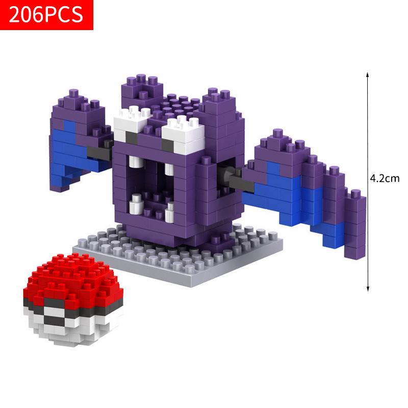 Pokemon Toy Lega Building Blocks Pokémon Action Cartoon Character Pikachu Assembled Model Building Block For Boys Birthday Gifts