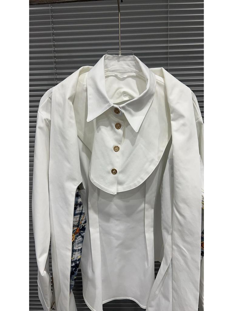 2025 Autumn/Winter Korean Slim Fit Casual Round Neck Stylish Women's Shirt