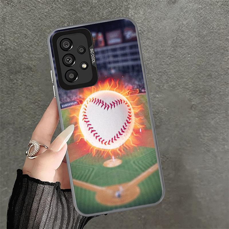 Baseball Sport Soft Phone Case for Samsung A17 A16 A15 A14 A13 A57 A56 A55 A54 A53 A37 A36 A35 A34 A33 A26 A25 A24 A23 A52