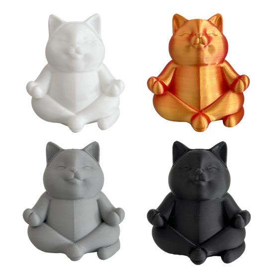 Support de Lunettes Chat Mignon Impression 3D Animal Présentoir pour Lunettes Organisateur de Lunettes de Bureau pour Maison Bureau Chevet Table de Chevet