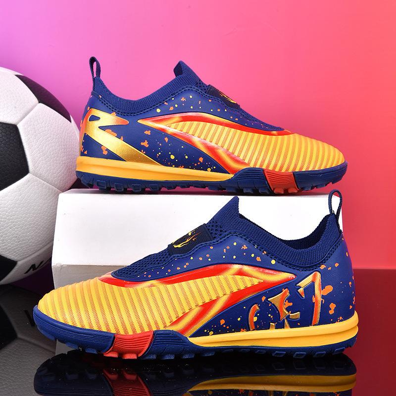 Unisex Buty Piłkarskie TF na Sztuczną Nawierzchnię Lekkie Oddychające Antypoślizgowe Kolce Buty Piłkarskie dla Mężczyzn Kobiet Sporty Zewnętrzne Trening Mecz