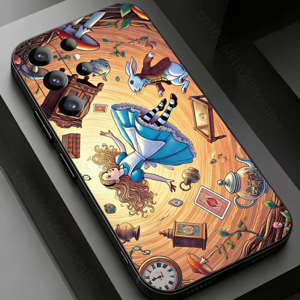 A-Alice In W-Wonderland Phone Case For Samsung Galaxy S26,25,24,23,22,21,20Plus Ultra
