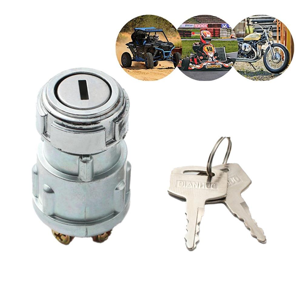 with Key Ignition Starter Switch Aluminum alloy Preheat Ignition Switch Truck Accessories 1Set
